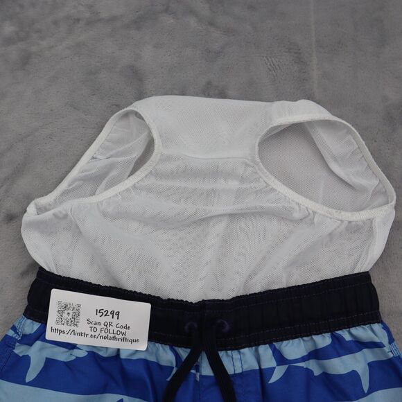 Gymboree Shorts Boys 6 Blue Dolphin Drawstring Stretchable Waist Bottoms - Picture 8 of 15